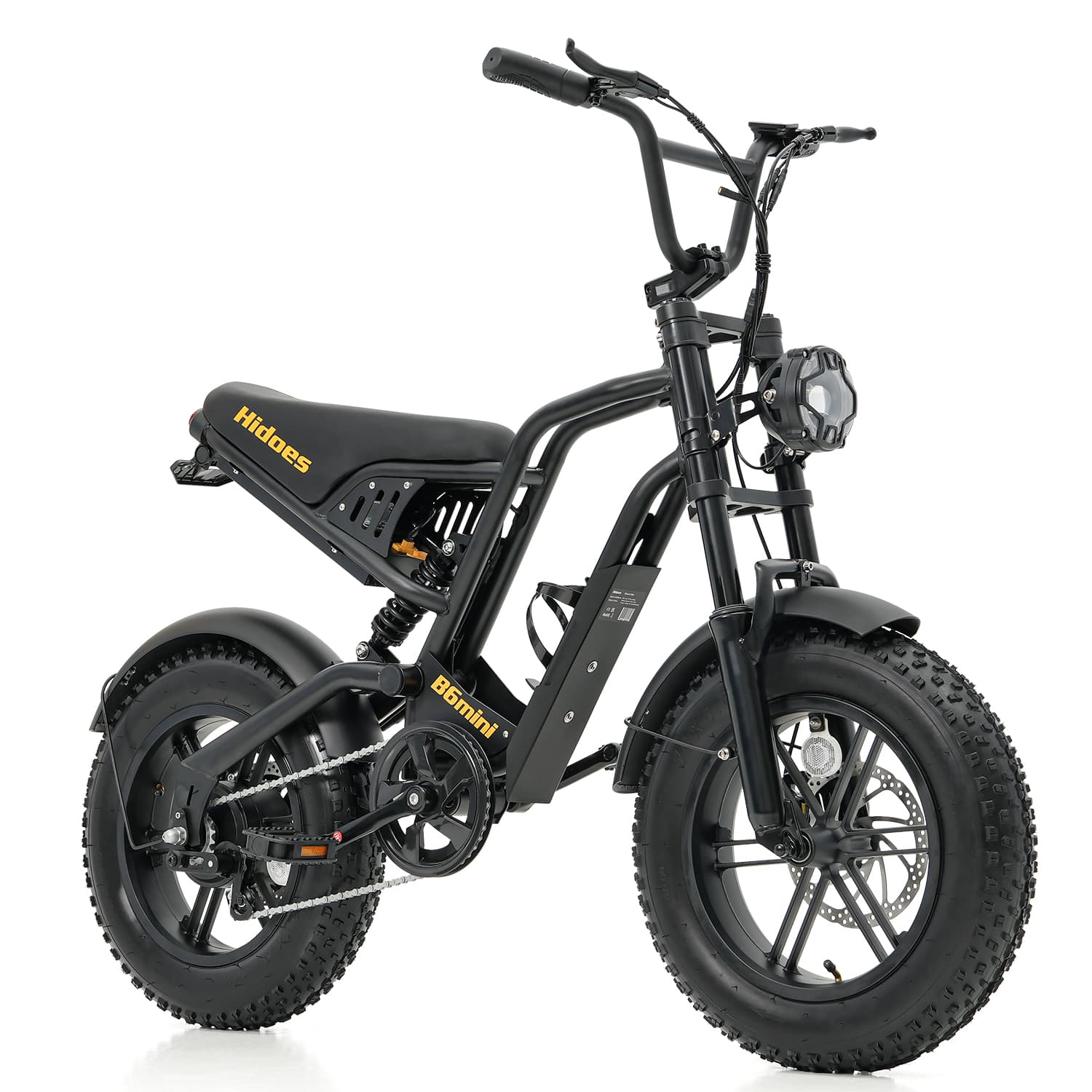 Hidoes B6 Mini 48V 10.4Ah Fat Tire Electric Bike 16” Compact Ebike