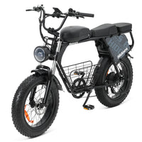 Hidoes B9 Long-Range Dual Battery Electric Bike with Hydraulic Brakes & Basket - 25 km/h