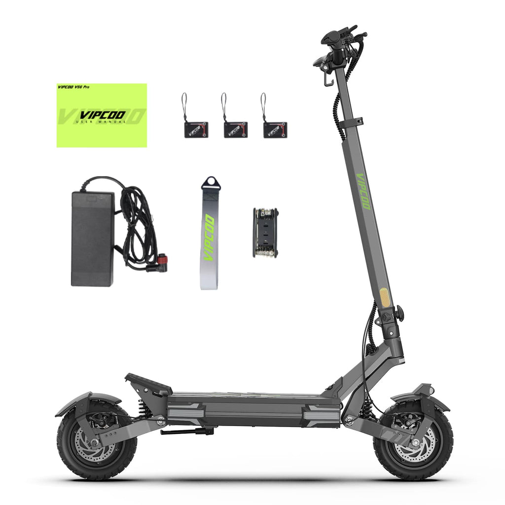 VIPCOO VS6 PRO 2400W Dual Motor Electric Scooter NFC Security Lock