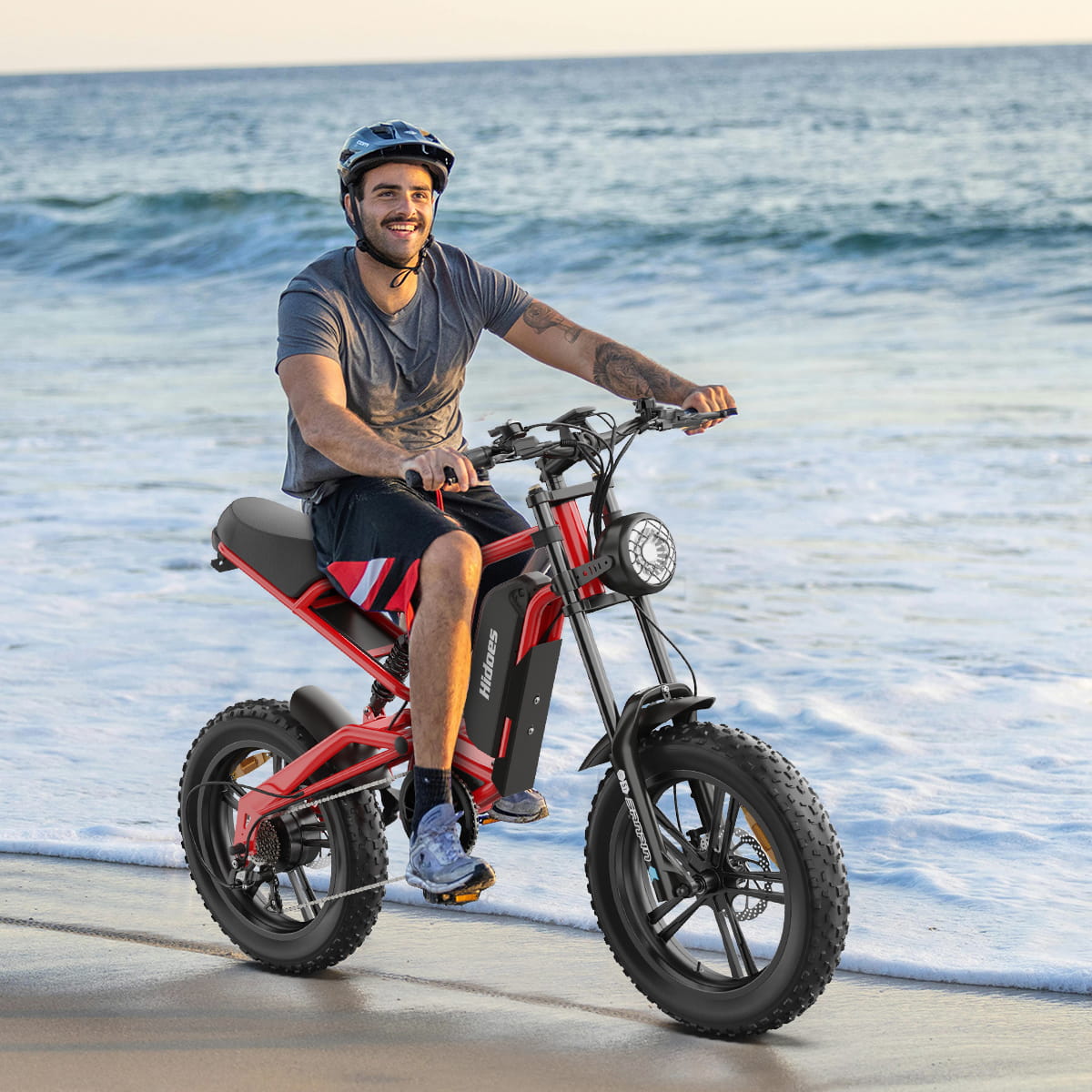 Hidoes B6 Electric Bike 48V 15.6Ah 20” Fat Tire Ebike for Adults
