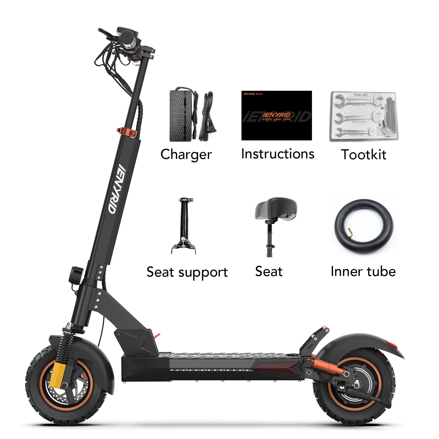 iENYRID M4PROS+ Max High-capacity Foldable Electric Scooter for Commuting