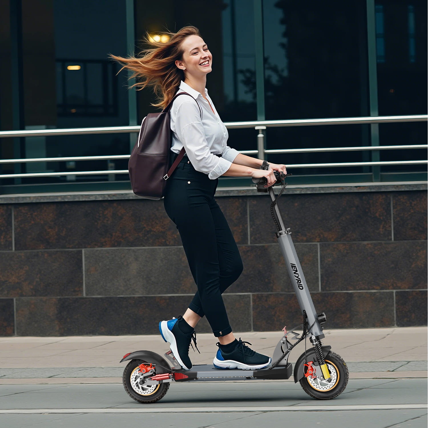 iENYRID A1 48V 12.5Ah Foldable Electric Scooter with 10” Off-Road Tires