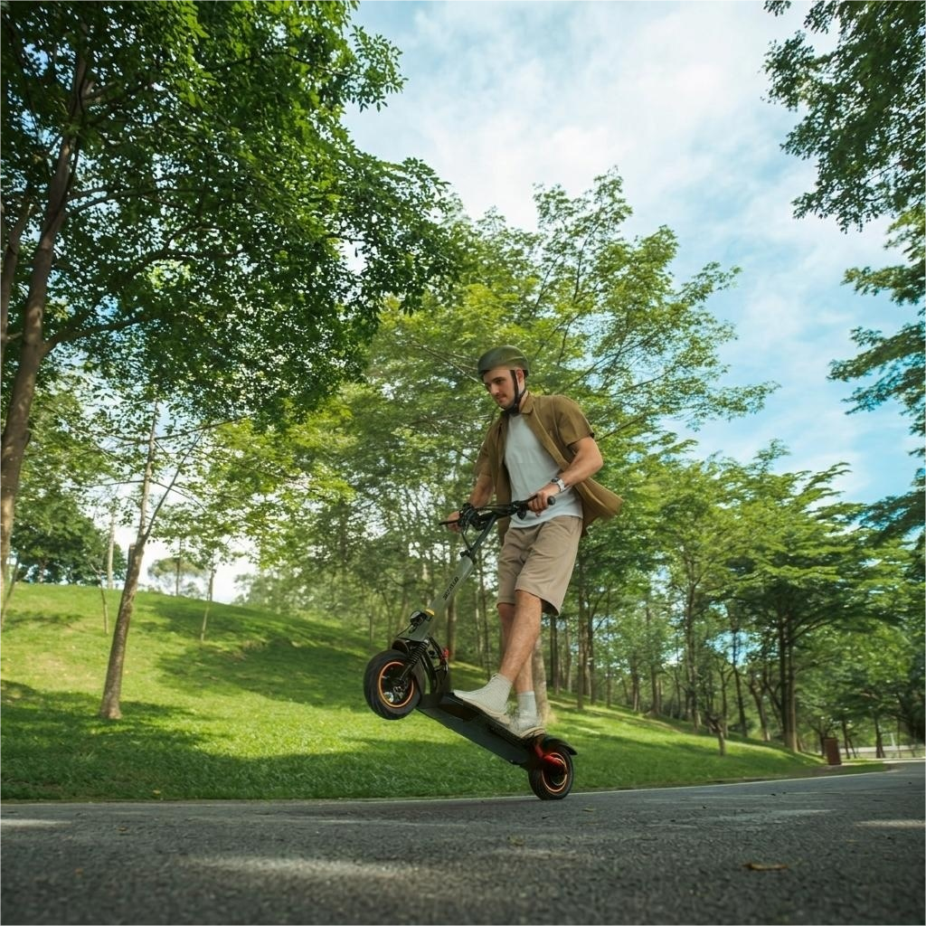 iENYRID A1 48V 12.5Ah Foldable Electric Scooter with 10” Off-Road Tires