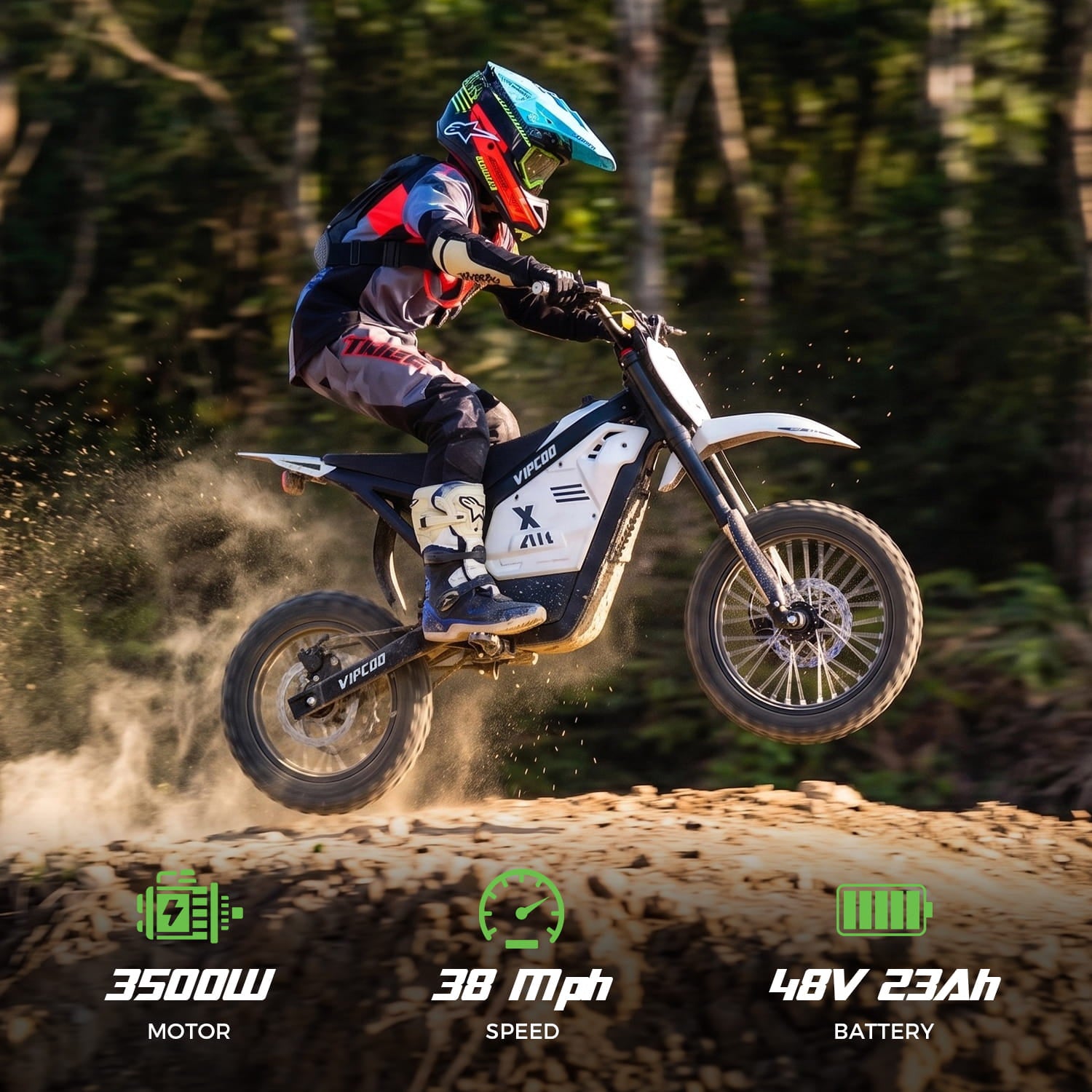 VIPCOO H2 Electric Dirt Bike