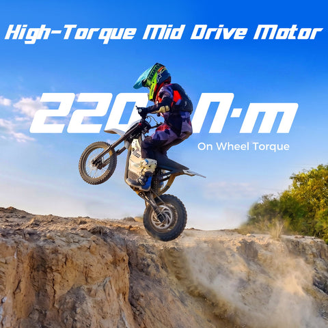 VIPCOO H2 Electric Dirt Bike for Teens and Adults