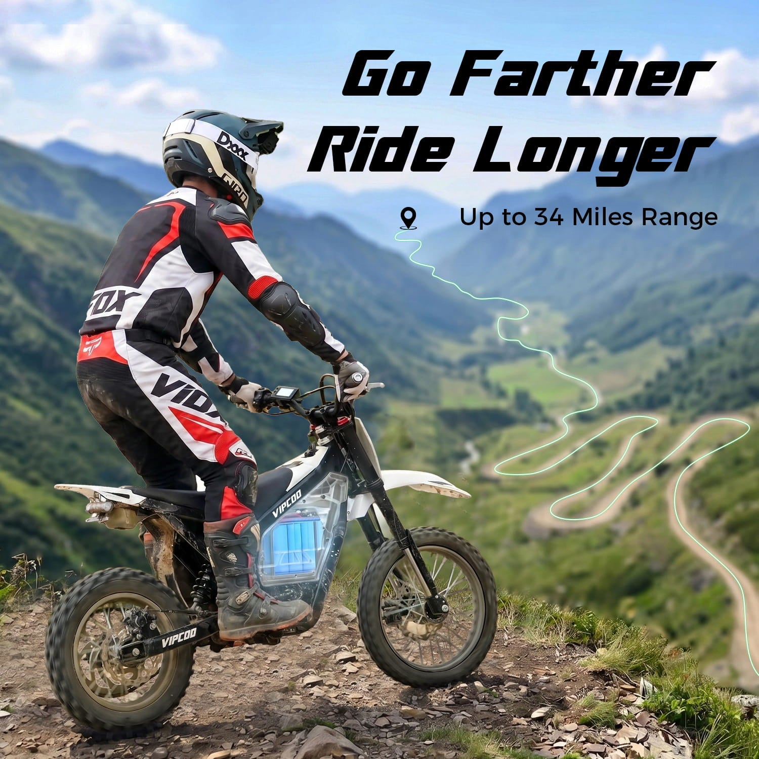 VIPCOO H2 Electric Dirt Bike