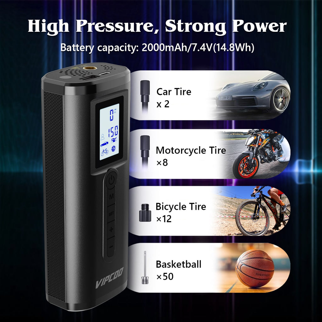 VIPCOO Electric Air Pump