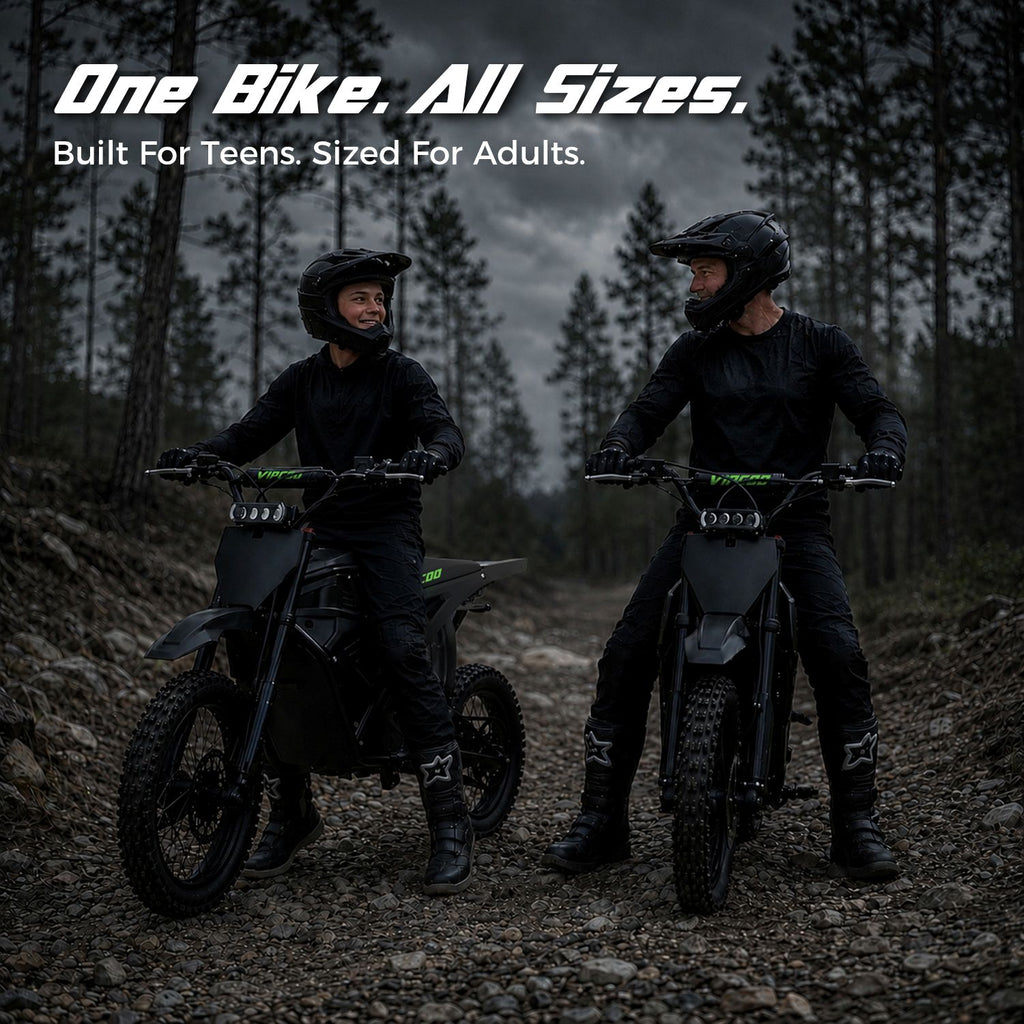 VIPCOO H3 Electric Dirt Bikes for Teens & Adults
