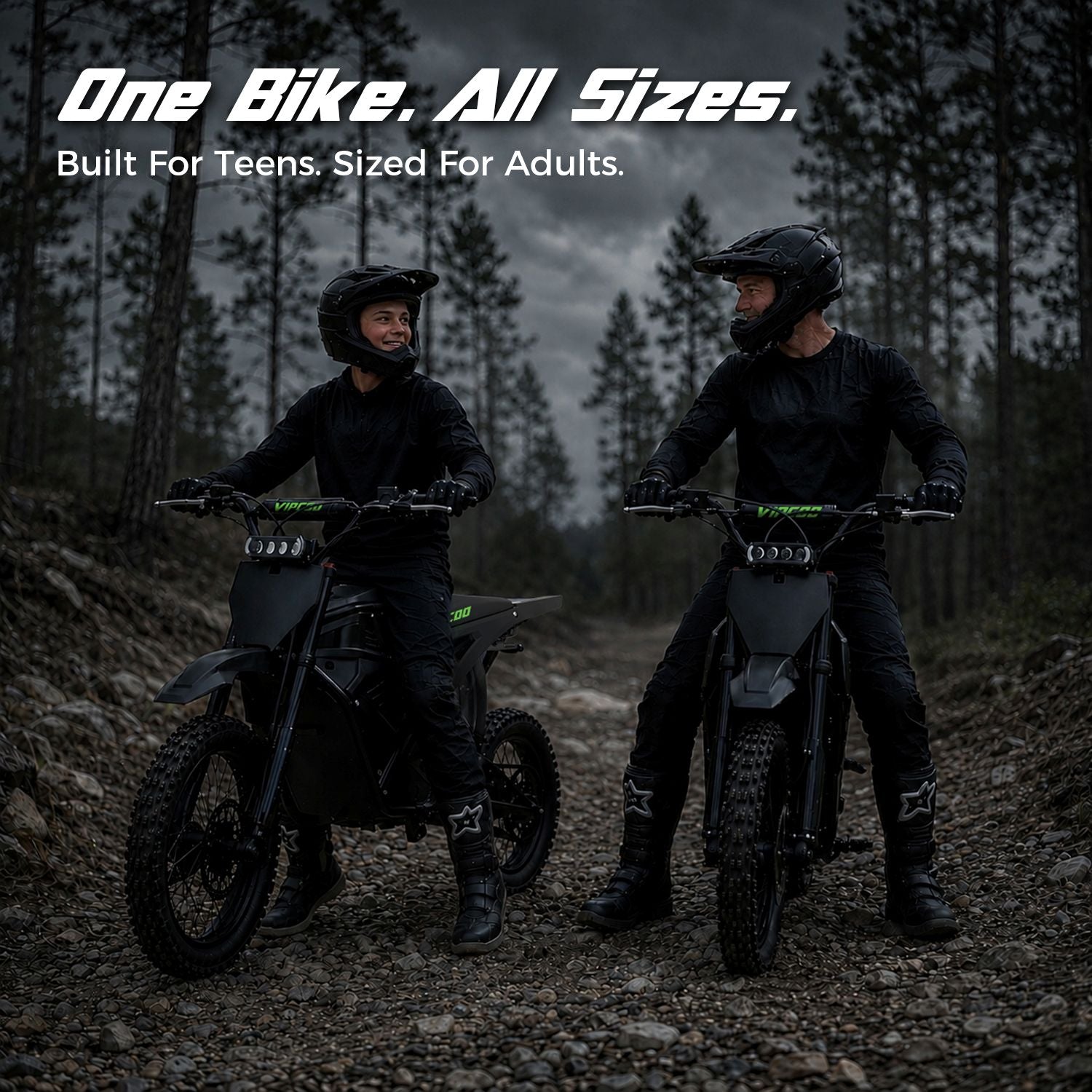 VIPCOO H3 Electric Dirt Bikes for Teens & Adults