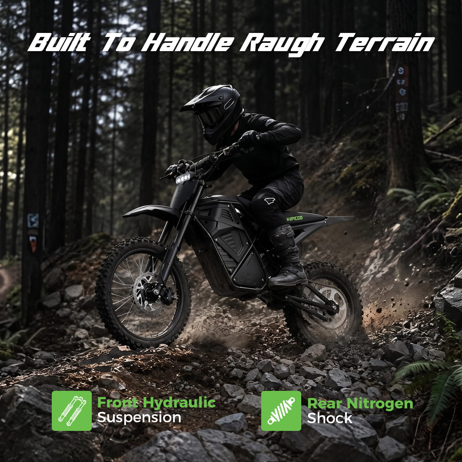 VIPCOO H3 Electric Dirt Bike