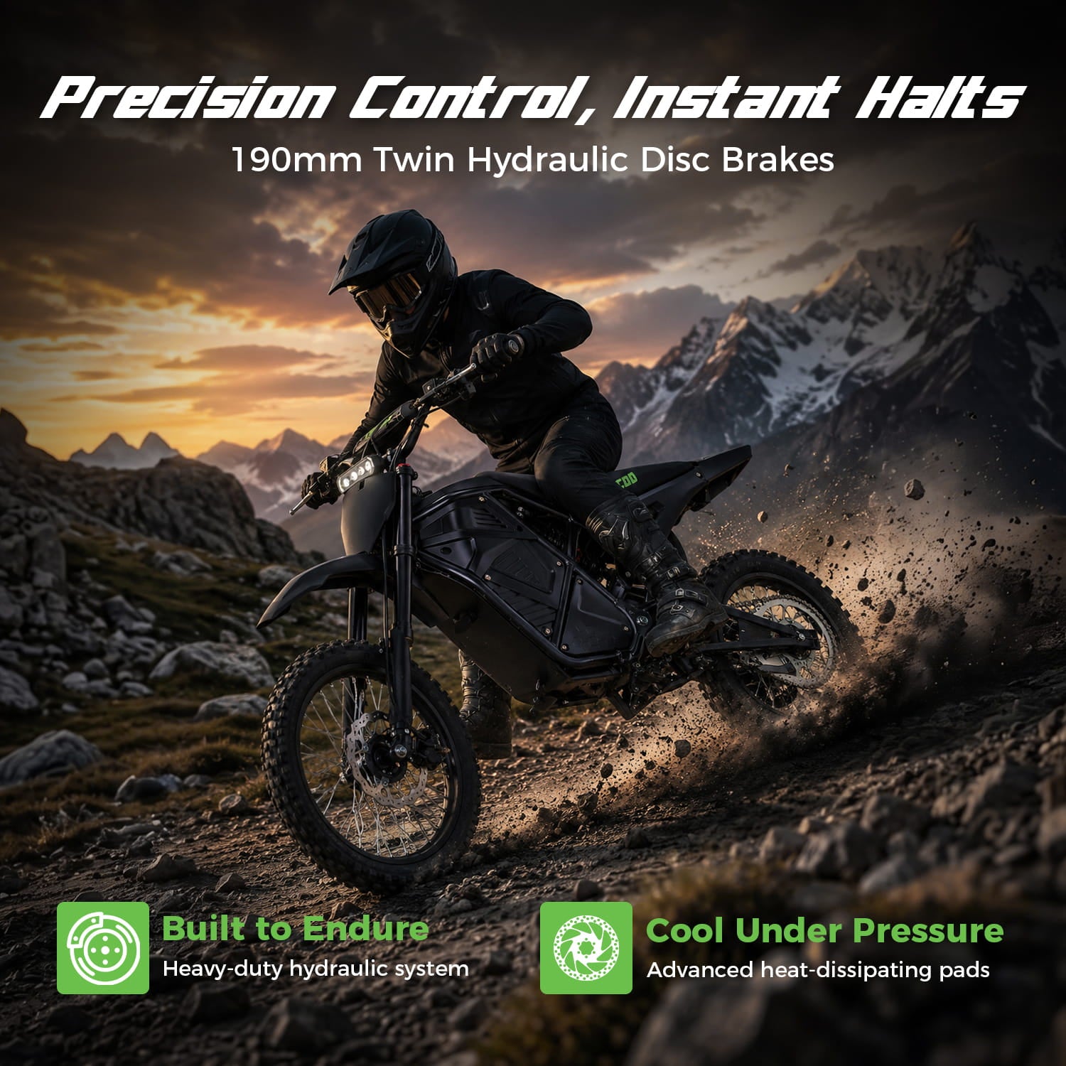 VIPCOO H3 Electric Dirt Bike