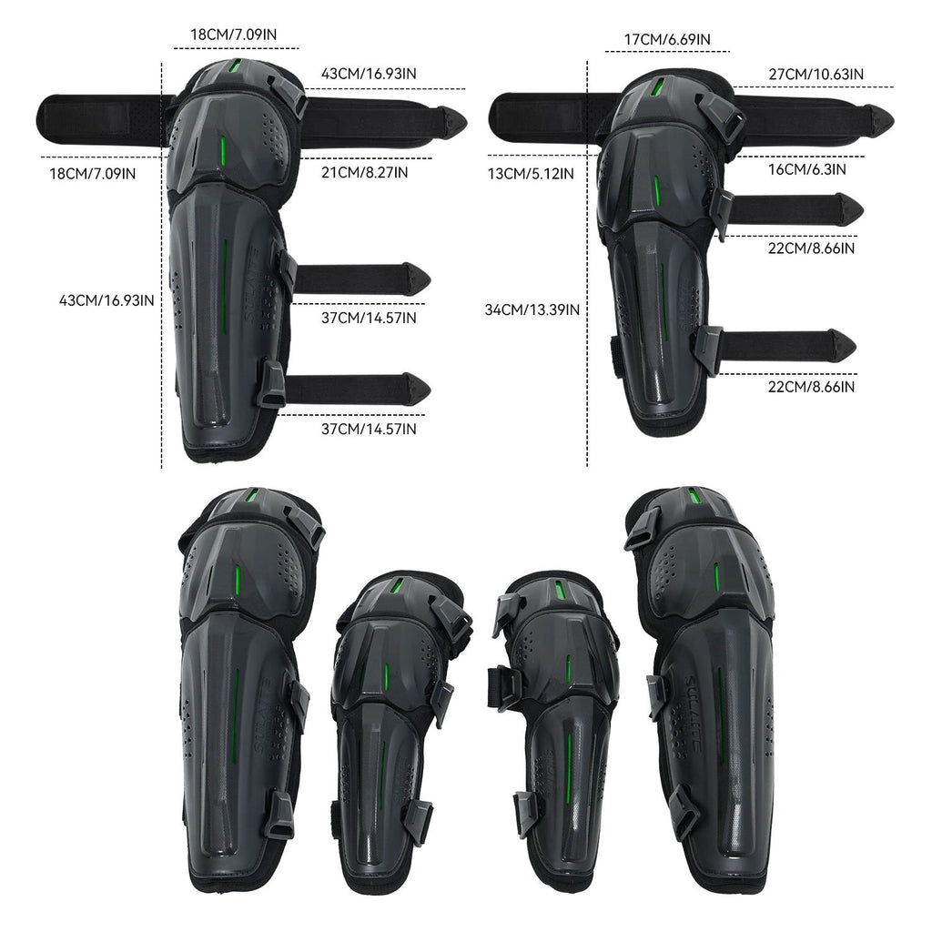 VIPCOO Knee and Elbow Pad Set
