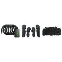 VIPCOO Motorcycle Balaclava, Fingerprint Lock, and Protective Gear Combo